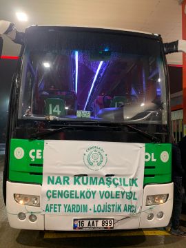 AFET YARDIM ARACIMIZ YOLA ÇIKTI