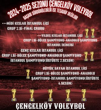 2024-2025 SEZONU BAŞARILARIMIZ