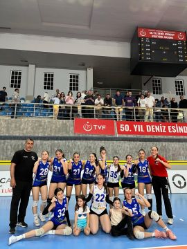 Küçük Kızlar Final grubu son maçında Başarır SK'yı 3-0 ile geçti.