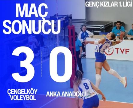1.LİG GENÇ KIZLARDA İLK MAÇ İLK GALİBİYET.